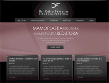 Tablet Screenshot of clinicacelsoferreira.com.br